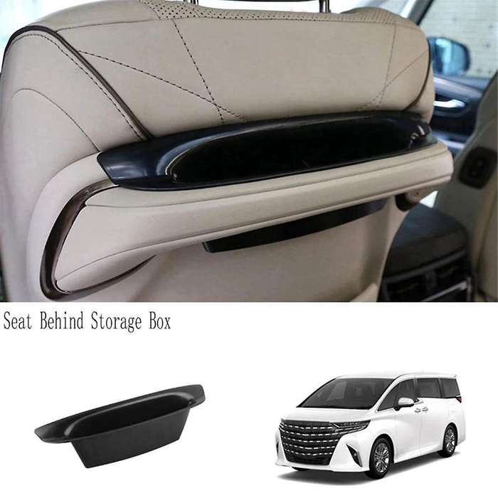 Car Seat Behind Storage Box Accessories Seat Holder Tray Organizer for Alphard Vellfire 40 Series 20