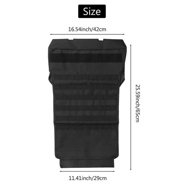 Car Seat Cover Back Storage Bag Organization Accessorie for Jimny JB74 2019 2020 2021,Black