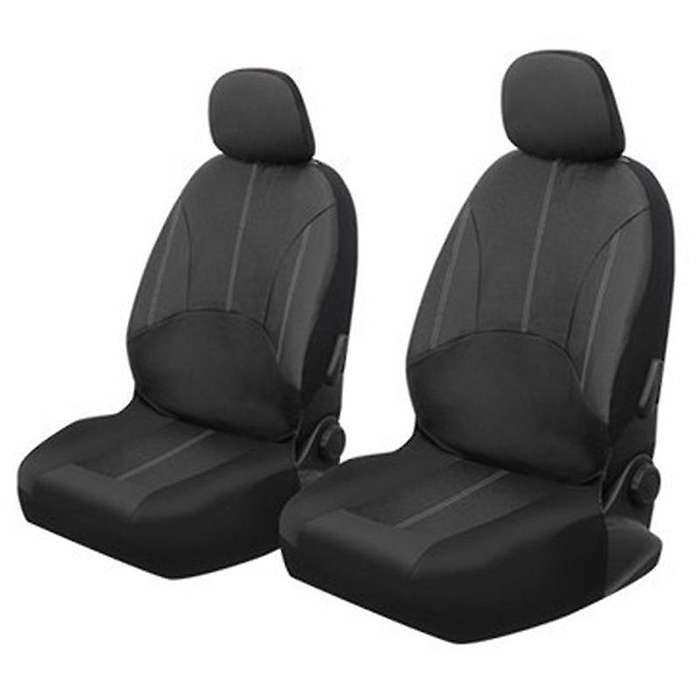 Car Seat Covers Full Set - Premium Faux Leather Automotive Front Seat Protectors for Car Truck SUV