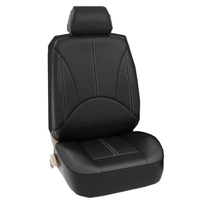 Car Seat Covers Full Set - Premium Faux Leather Automotive Front Seat Protectors for Car Truck SUV