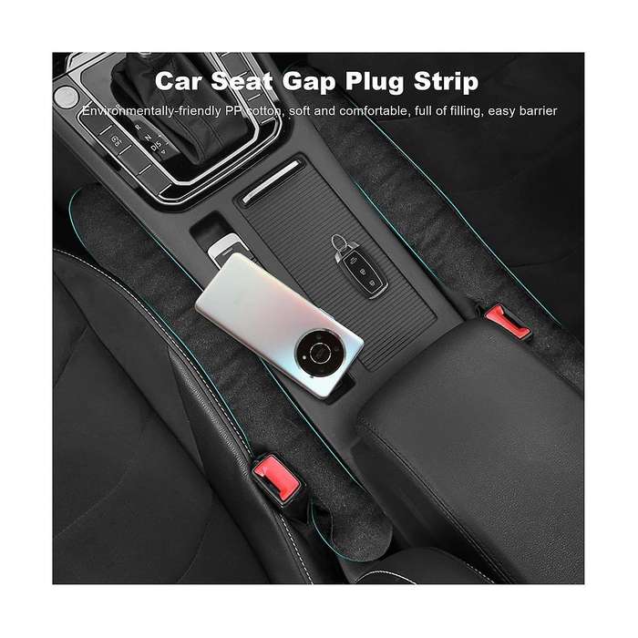 Car Seat Space Filler 2 Pack, Universal Organizer for Car SUV Truck to Fill the Space Between Seat a