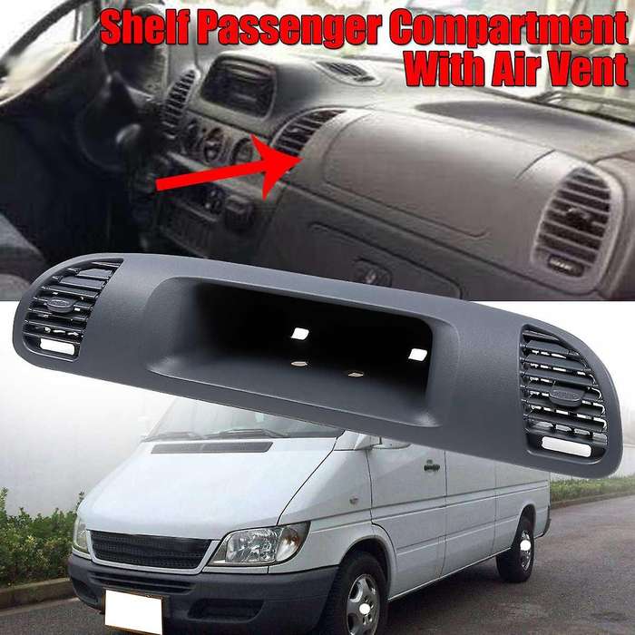 Car Shelf Passenger Compartment with Hood for for Sprinter 1999-2006 Instrument Panel Outlet 901680
