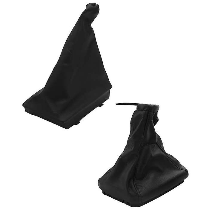 Car Shift Boot Shift Dust Cover Leather Shift Cover with Handbrake Boot for OPEL CORSA C TIGRA B COM