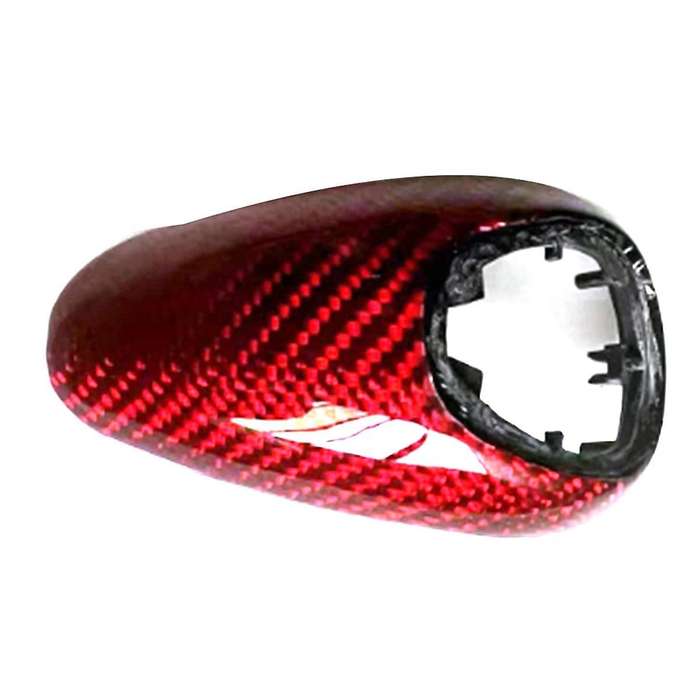Car Shift Knob Cover Trim for M2 F87 M3 F80 F82 F83 M5 F10 Red Carbon Fiber