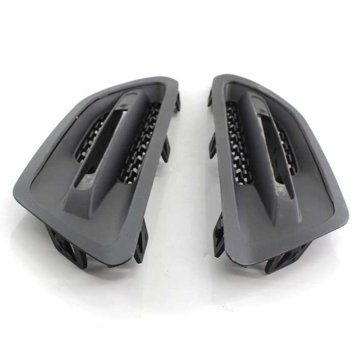 Car Side Air Vent Cover Trim Side Cover Grille for F10 Sedan 5-Series M5 2011-2017 4DR Bright Black