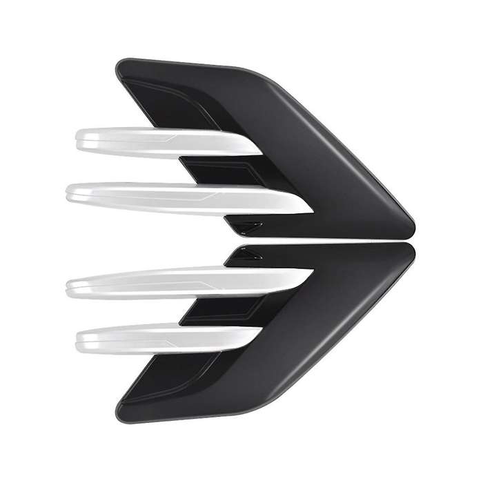 Car Side Air Intake Hood Vent Decoration Car Side Vent Hood Car Personality Modification Exterior De
