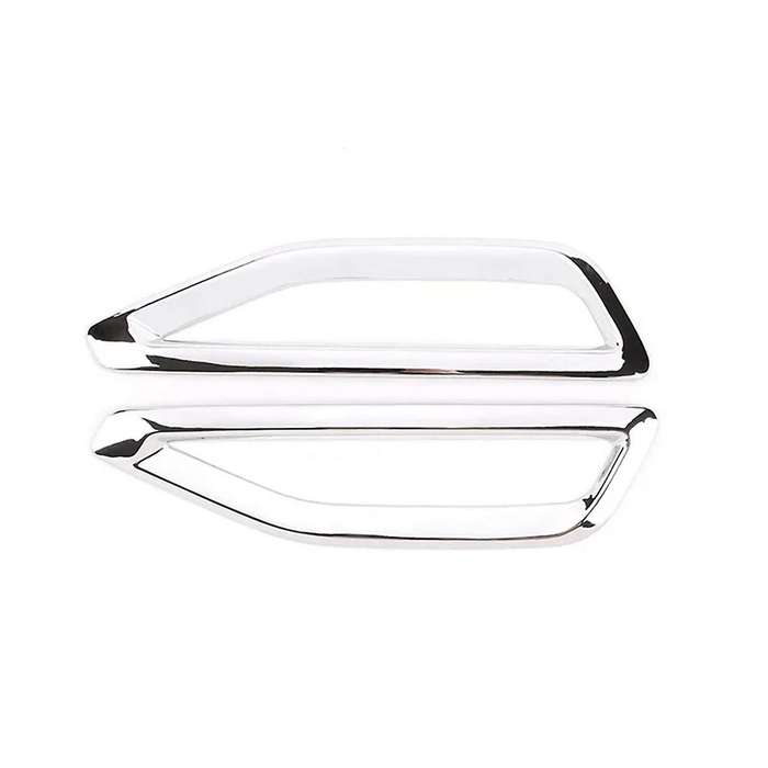 Car Side Air Vent Flow Frame Cover Trim Sticker Accessories for X5 G05 2019-2023 - Silver