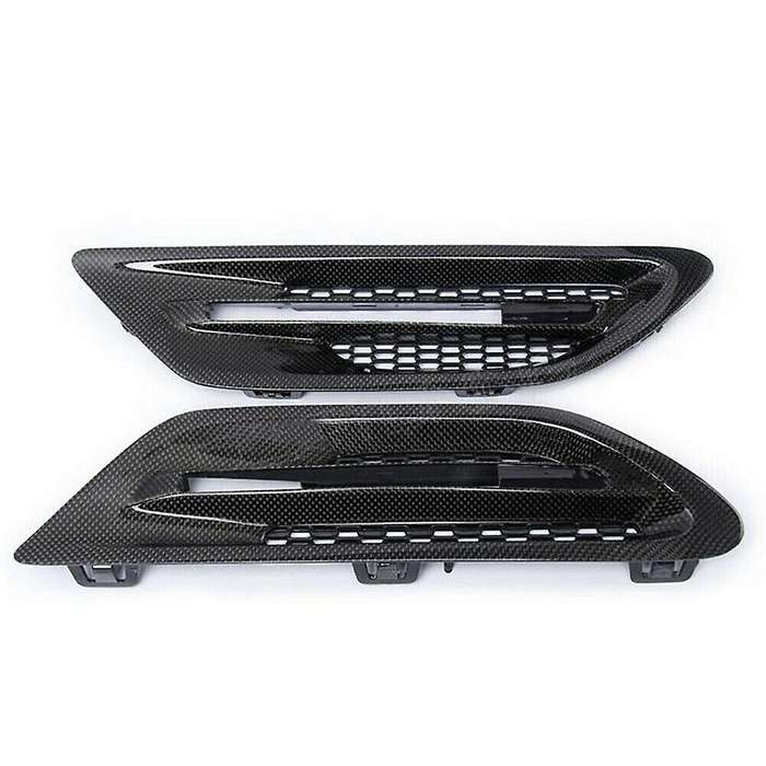 Car Side Air Vent Cover Trim Side Cover Grille for F10 Sedan 5-Series M5 2011-2017 4DR Carbon Fiber