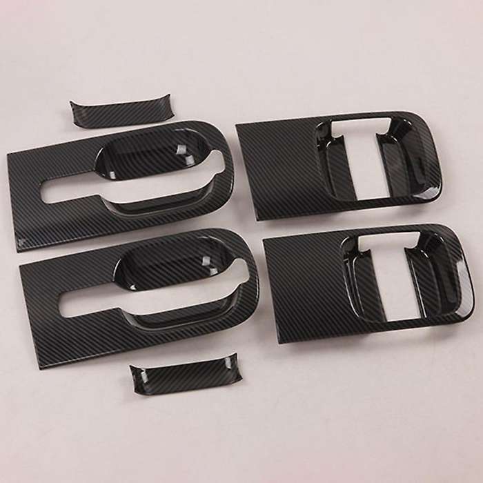 Car Side Door Handle Bowl CUP Cover Trim for H-1 H1 Grand Starex 2020 Carbon Fiber