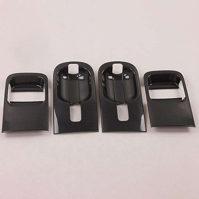 Car Side Door Handle Bowl CUP Cover Trim for H-1 H1 Grand Starex 2020 Carbon Fiber