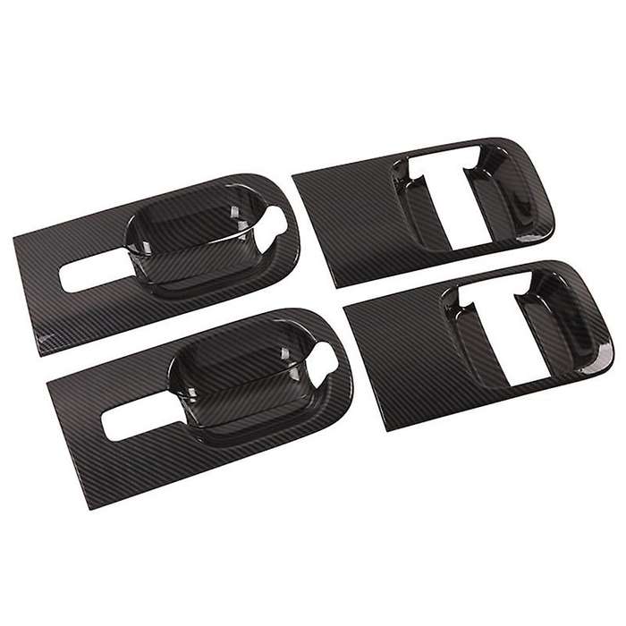 Car Side Door Handle Bowl CUP Cover Trim for H-1 H1 Grand Starex 2020 Carbon Fiber