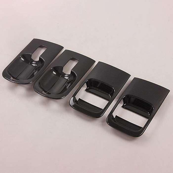 Car Side Door Handle Bowl CUP Cover Trim for H-1 H1 Grand Starex 2020 Carbon Fiber