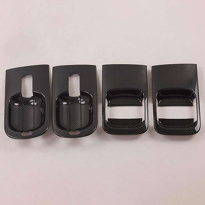 Car Side Door Handle Bowl CUP Cover Trim for H-1 H1 Grand Starex 2020 Carbon Fiber