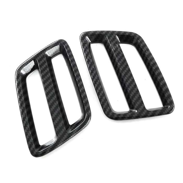 Car Side Dashboard Upper Air Vent Cover Trim Decoration Carbon Fiber Look for TANG