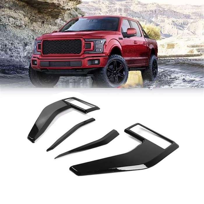 Car Side Cover Trims Decorative Stickers for 2021 2022 2023 Black