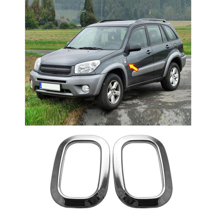 Car Side Lamp Cover Side Light Protection Trim for VIOS 1996-2006 Accessories