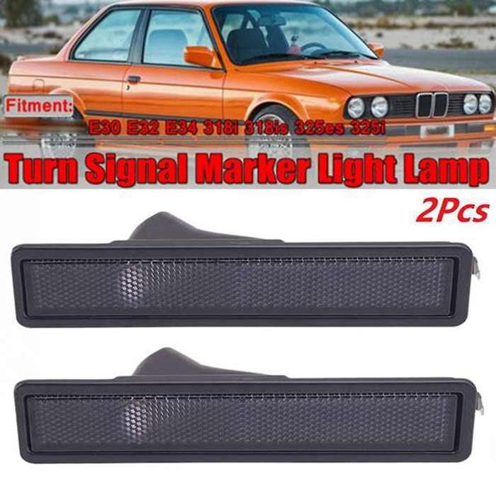 Car Side Marker Light Turn Signal Light Side Light without Bulb for - E30 E32 E34 318I 1984-1991 631