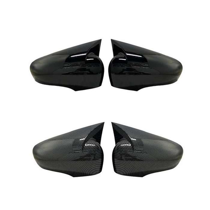 Car Side Mirror Cover for 4 Mk4 / Zoe / Captur 2012-2019 Side Rear View Mirror Cap Cover(black)