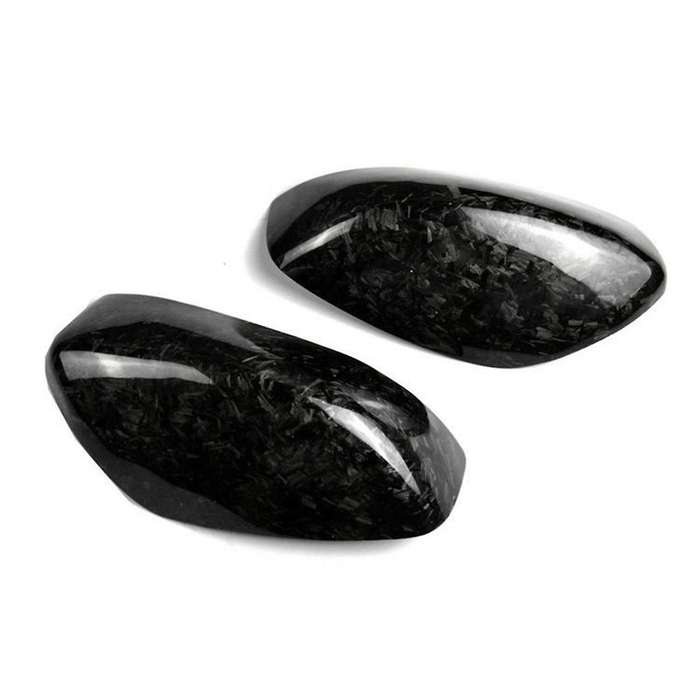 Car Side Rear View Mirror Cover Carbon Fiber Forging Pattern for G35 G37 G25 2009-2015 Side Wing Mir