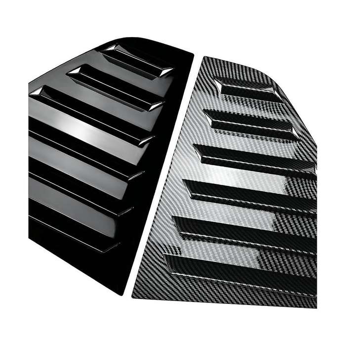 Car Side Rear Window Blind Shutter Side Vent Cover Trim Decoration for 8 Mk8 2020-2022(carbon)