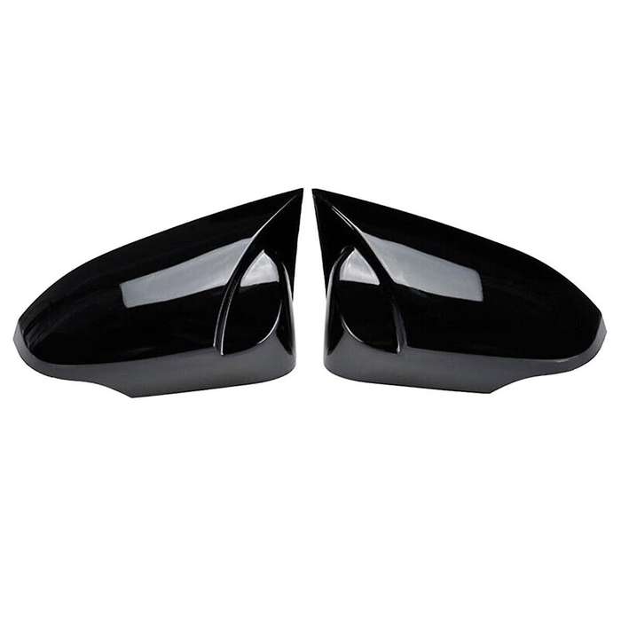 Car Side Rearview Mirror Cover Caps for C- 2017-2021 Door Side Mirror Cover Accessories Black