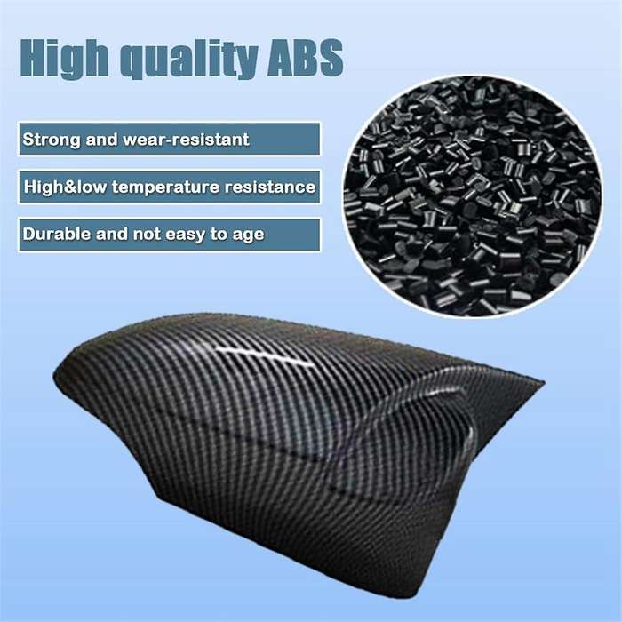 Car Side Rearview Mirror Cover Caps for C- 2017-2021 Door Side Mirror Cover Accessories Carbon Fibe
