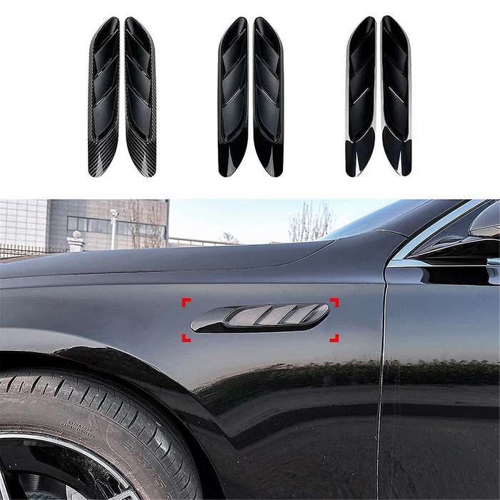 Car Side Vent Air Flow Intake Hood Side Vent Bonnet Cover Trim for E-Class W214 2024+,A