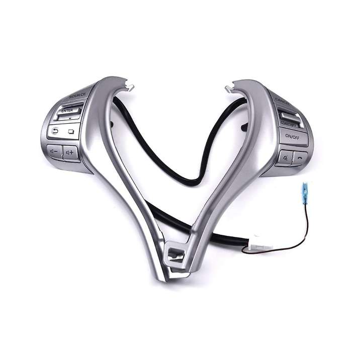 Car Silver Multifunction Steering Wheel Combination Control Switch for 2013 Teana