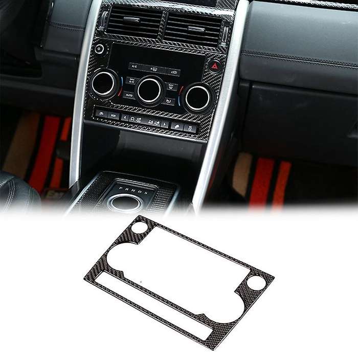 Car Soft Carbon Fiber Button Decoration Box Frame Cover Trim for Sport 2015-2019