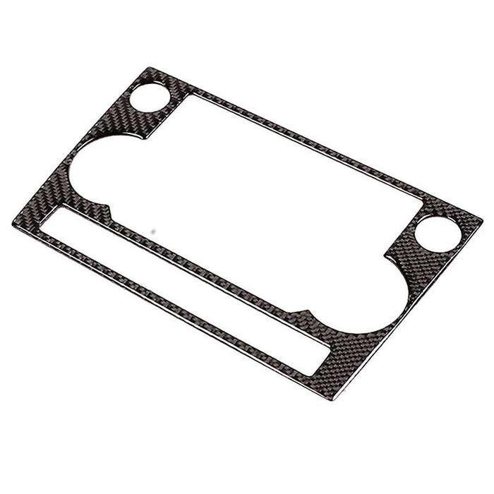 Car Soft Carbon Fiber Button Decoration Box Frame Cover Trim for Sport 2015-2019