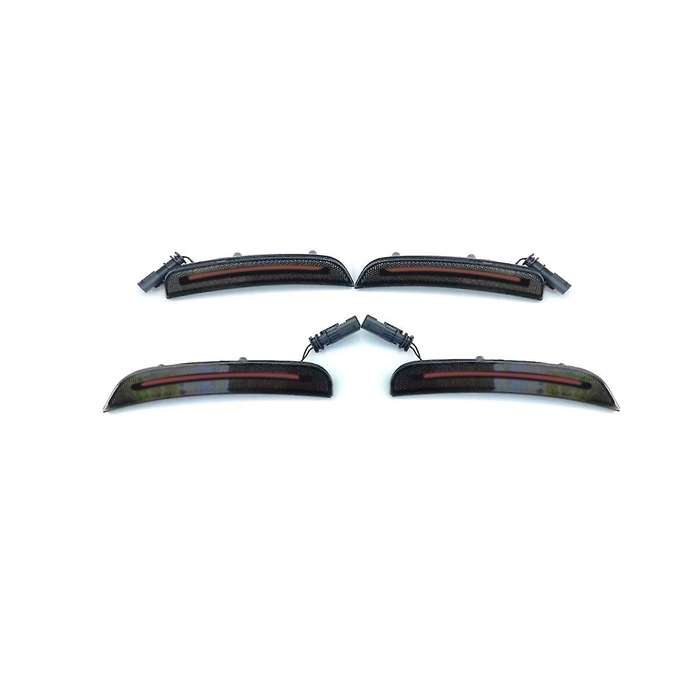 Car Smoked Lens Front Rear Led Side Marker Lights for Charger 2015-2021 68214126aa 68214405aa