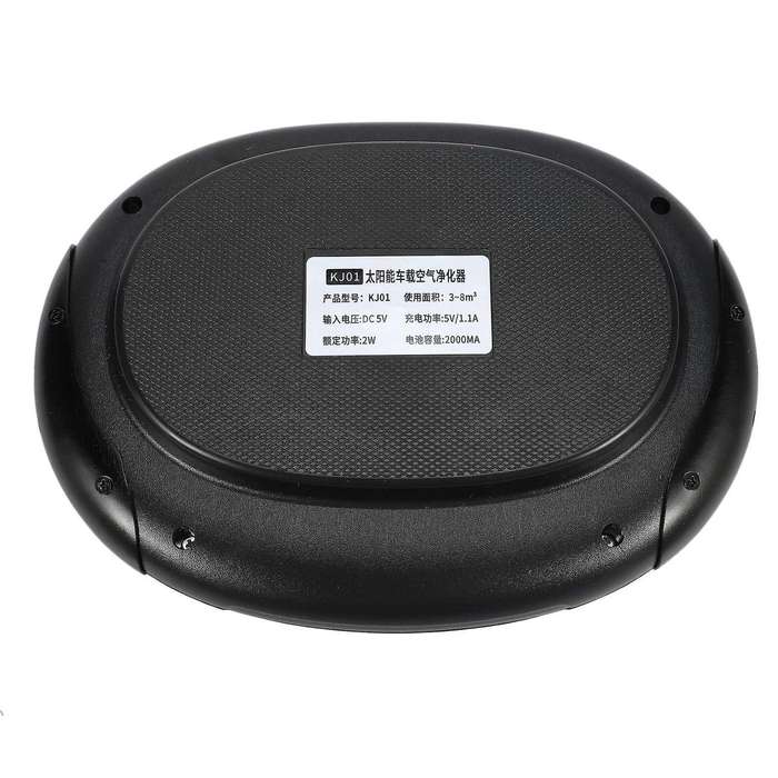 Car Solar Air Purifier Freshener Portable USB Cleaner Auto Air Anion Purifier Oxygen Bar Ozone Ioniz