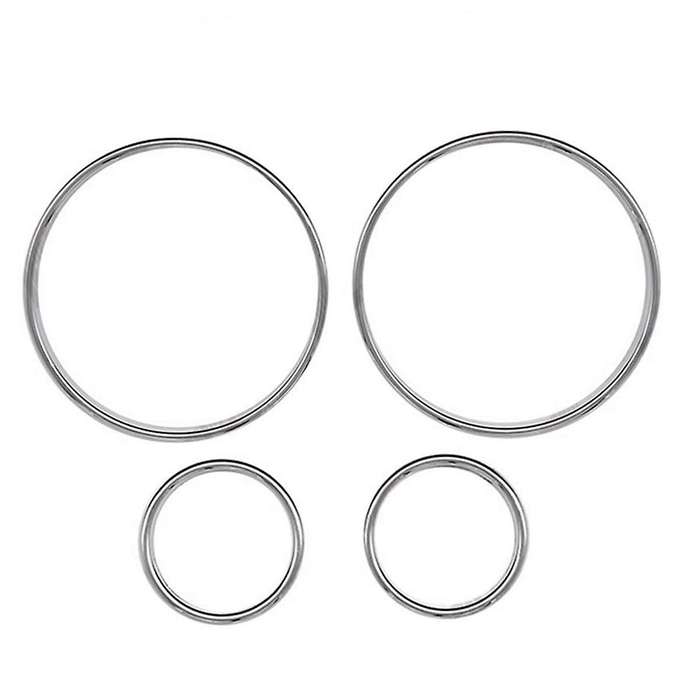 Car Speedometer Cover Bezel Trim Dashboard Gauge Ring Set for E39 5 Series E38 7 Series E53 X5