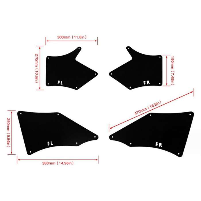 Car Splash Guard for 2005 Front Liner Mud Flaps Mudguards Accessories