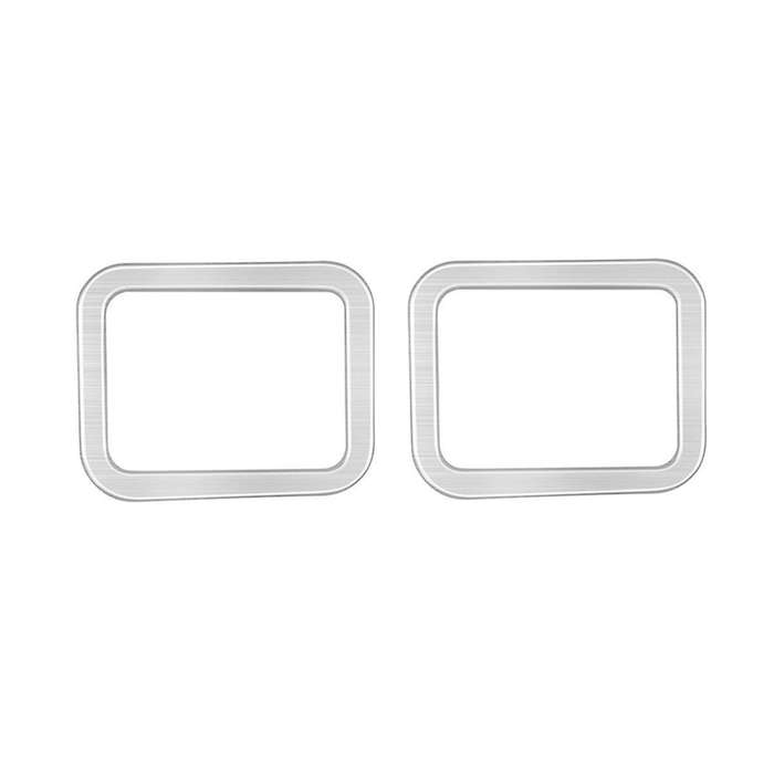 Car Stainless Steel Third Row Reading Light Frame Trim for Alphard 40 Series 2023+ Interior Accessor