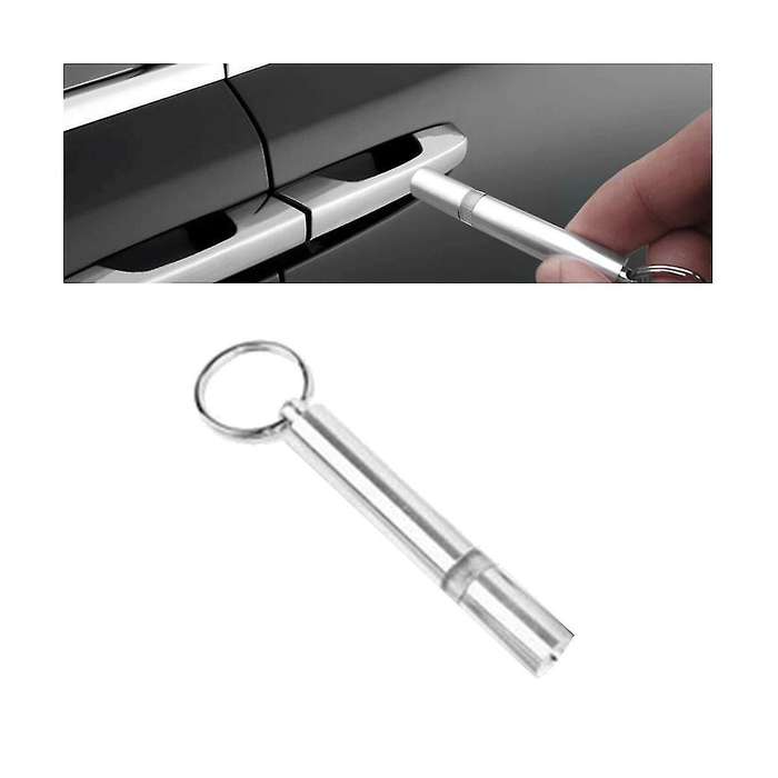 Car Static Rod Electricity Releaser Discharger Cylinder Shape Anti-Static Keychain Dry Static Elimin