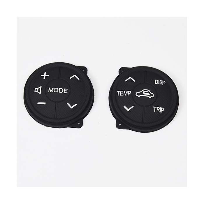 Car Steering Wheel Audio Control Switch Bright Black Frame Trim for Prius 2011-2015 Control Buttons