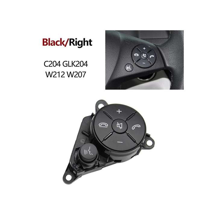 Car Steering Wheel Button Switch Cover Trim Kit for C E Class W204 X204 20482104519107 204821035191