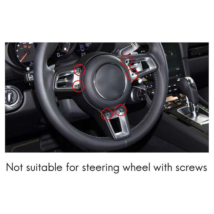 Car Steering Wheel Button Switch Frame Cover Decor Trim Sticker for - 718 2015+