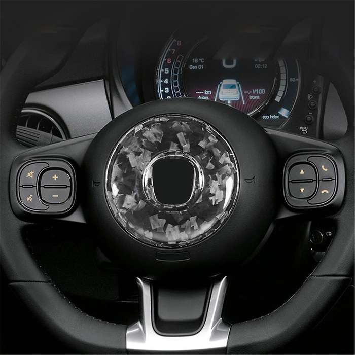 Car Steering Wheel Center Trim Frame for 2008-2013 Cover Decorative Sticker