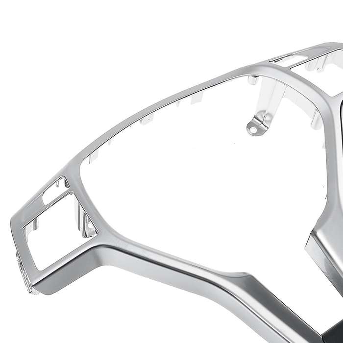 Car Steering Wheel Cover for A C E GLA CLA Class W176 W204 W212 X156 C117 Silver