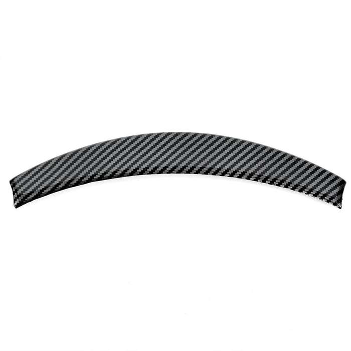 Car Steering Wheel Cover Trim Sticker Abs Carbon Fiber for 2024 Interior Accessories
