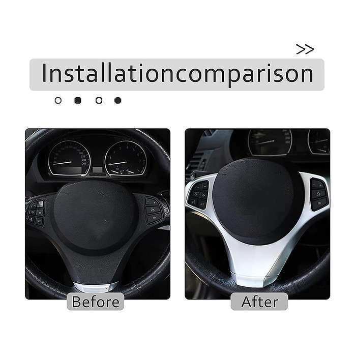 Car Steering Wheel Decoration Frame Trim for- X3 E83 2006-2009