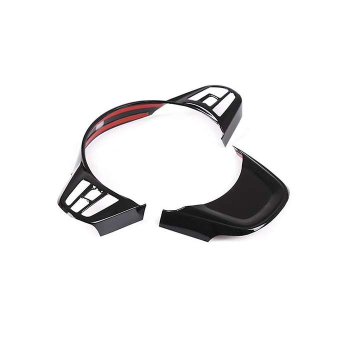 Car Steering Wheel Trim Cover Frame Stickers for MK5 A90 A91 2019-2022(Red)