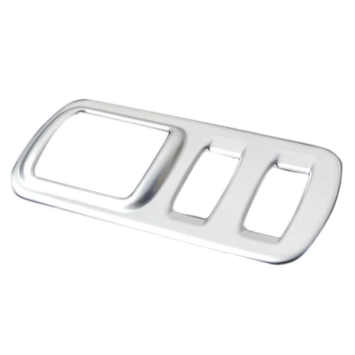 Car Stick Styling ABS Chrome Front Head Fog Light Switch Trim Frame Lamp Panel for Kadjar 2016-2019