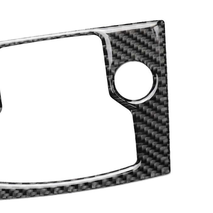 Car Stickers Cover Multimedia Button Trim for Axela Accessories Durable Car Carbon Fiber Decorative