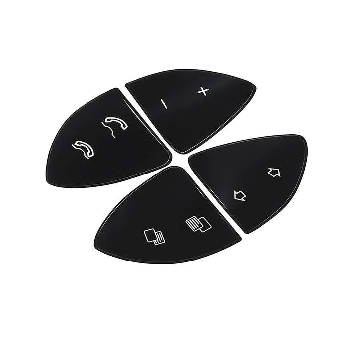 Car Stickers Car Steering Wheel Repair Button Stickers Kit for W220 S430 S500 S600 CL500 CL600