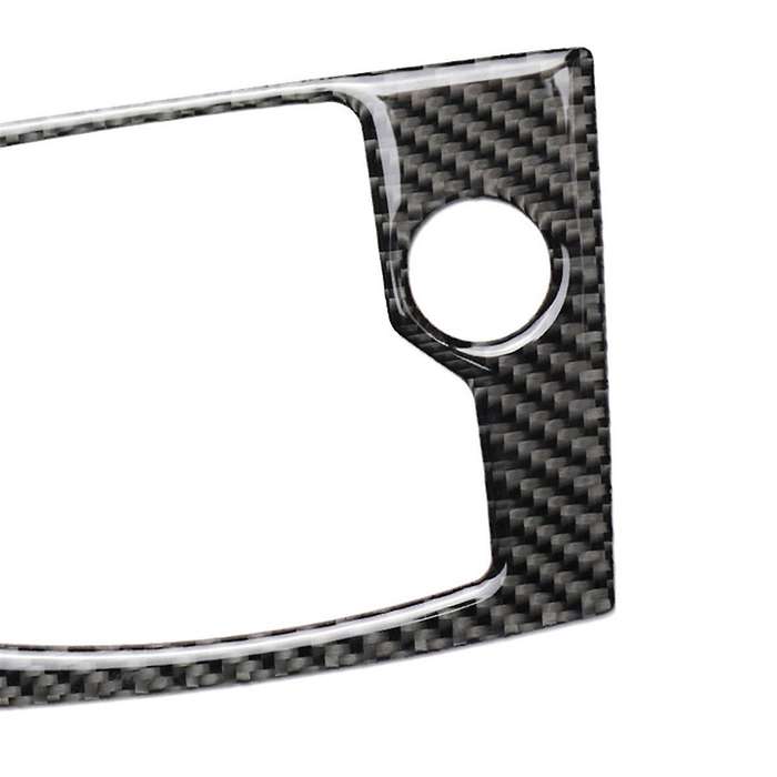 Car Stickers Cover Multimedia Button Trim for Axela Accessories Durable Car Carbon Fiber Decorative