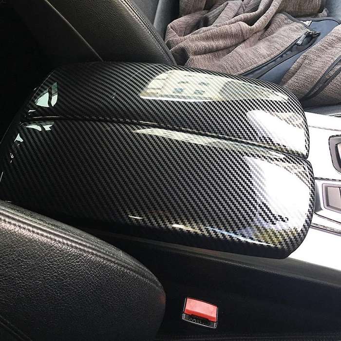 Car Storage Box Panel Cover Armrest Box Panel for X5 X6 E70 E71 Center Console Decoration Abs Snap