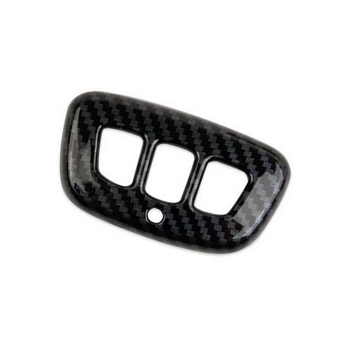 Car Sun Visor Button Cover Trim for 2024 Interior Accessories Carbon Fiber
